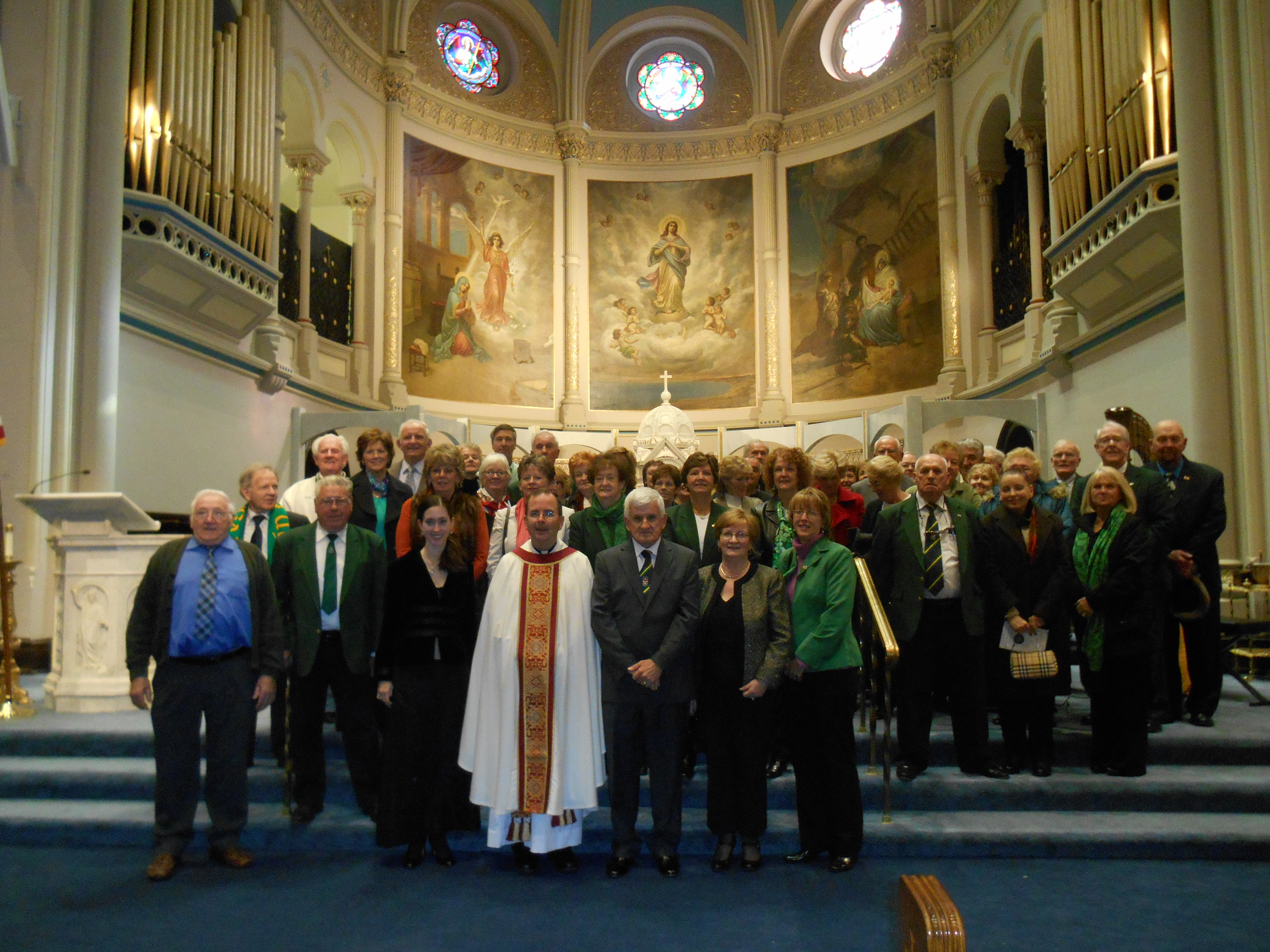 Mass of Remembrance for deceased members at the Miraculous Medal Shrine in Germantown