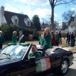 Philadelphia Mary 2014 at the Springfield St. Patrick Day Parade.