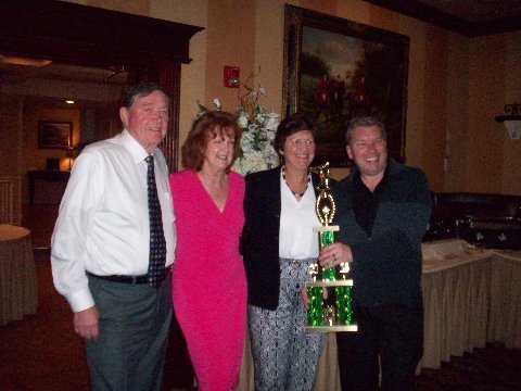 Team Milford - First place winners Michael O'Kane, Pat Bainum, Mary Crossan and Frank Echols